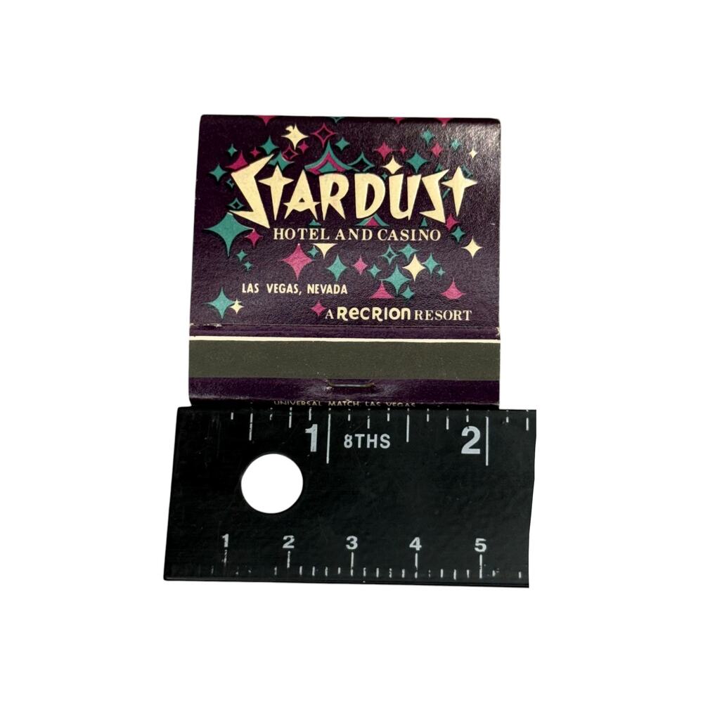 Stardust Hotel Casino Vegas Vintage Matchbook 1960s Showgirl Lido de Paris - Picture 6 of 6
